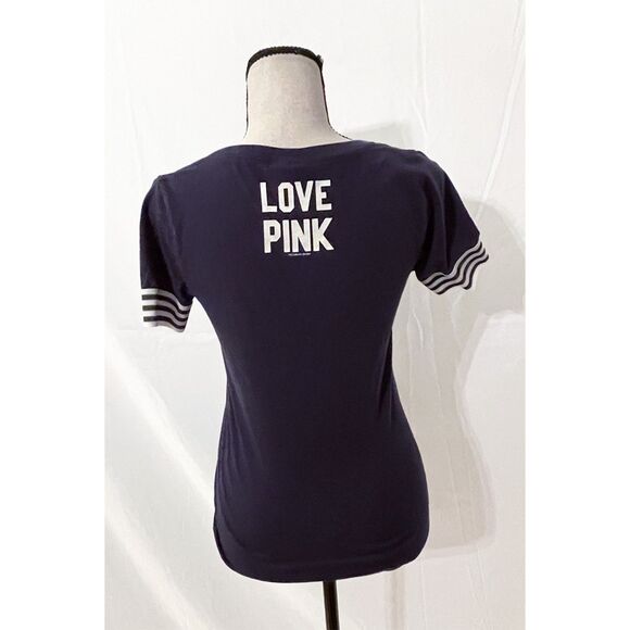 PINK Victoria's Secret MLB T Shirt | NY Yankees Short Sleeves - Picture 2 of 9